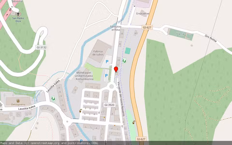 Mapa de Subasta Inmueble (Vivienda) en Aretxabaleta, Gipuzkoa
