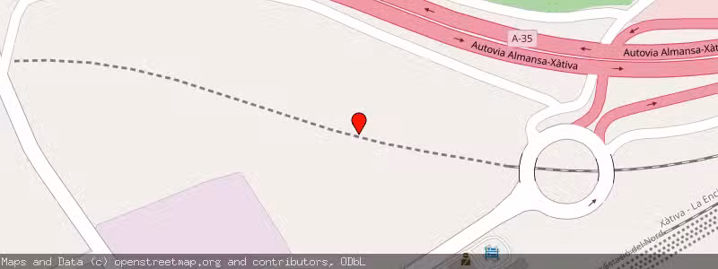 Mapa de Subasta de Inmueble (Nave industrial) en Orihuela, Valencia 