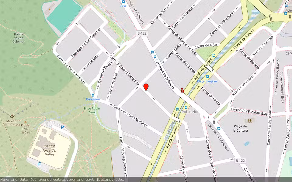 Mapa de Subasta Inmueble (Vivienda) en Terrassa, Barcelona