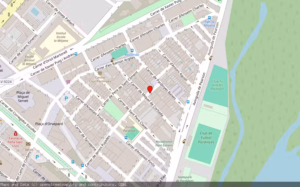 Mapa de Subasta Inmueble (Vivienda) en Lleida