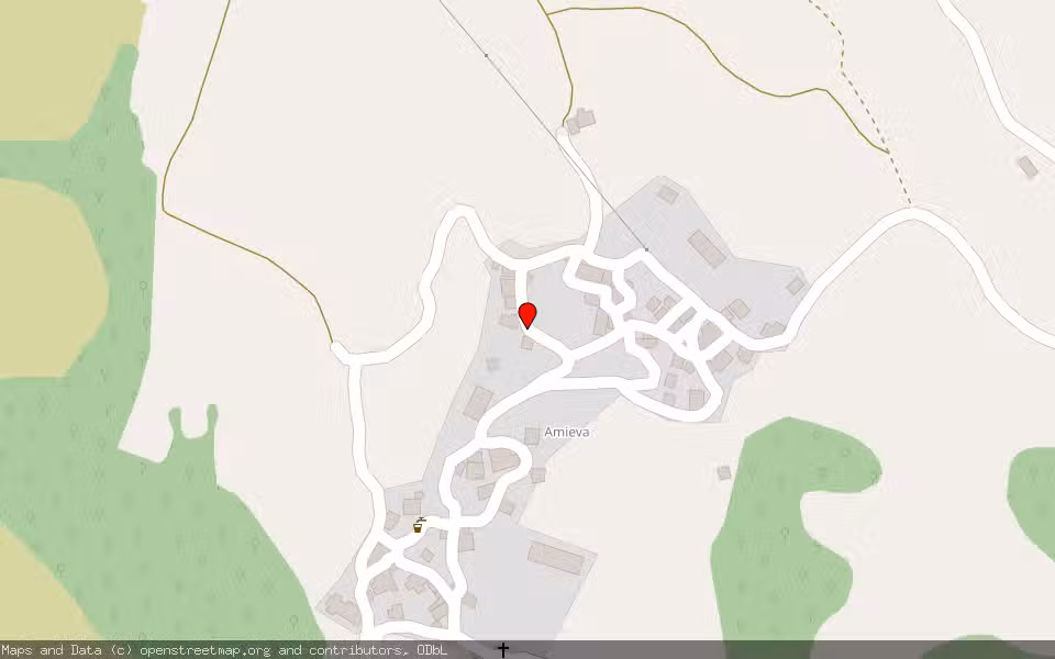 Mapa de Subasta Inmueble (Vivienda) en Amieva, Asturias