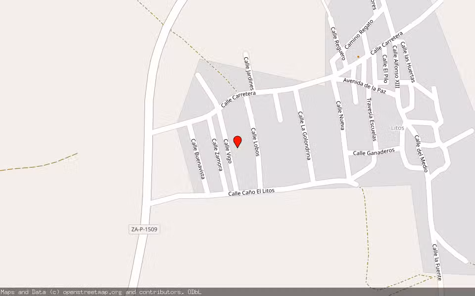 Mapa de Subasta Inmueble (Otros) en Ferreras De Abajo, Zamora