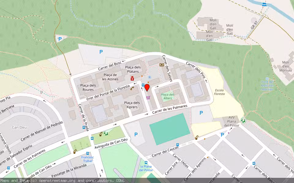 Mapa de Subasta Inmueble (Vivienda) en Sabadell, Barcelona