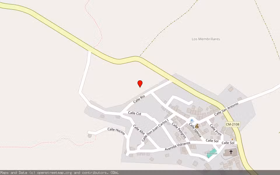 Mapa de Subasta Inmueble (Solar) en Recuenco (el), Guadalajara