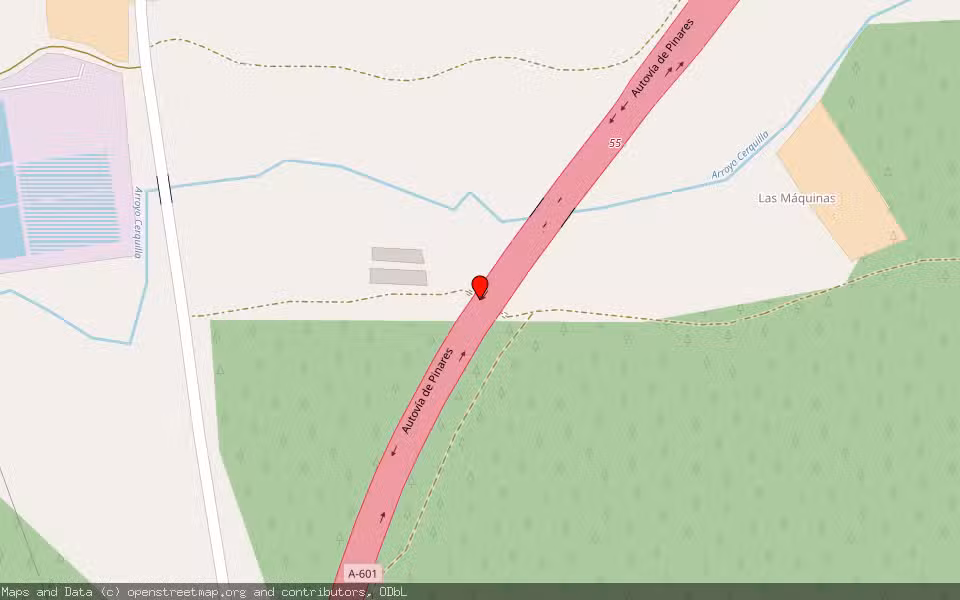 Mapa de Subasta Inmueble (Nave industrial) en Cuellar, Segovia