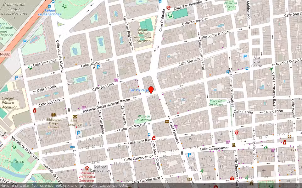 Mapa de Subasta Inmueble (Vivienda) en Torrevieja, Alicante/Alacant