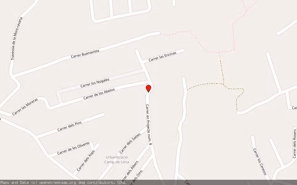 Mapa de Subasta Inmueble (Otros) en Lliria, Valencia/València