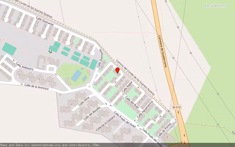 Mapa de Subasta Inmueble (Vivienda) en Galapagar, Madrid