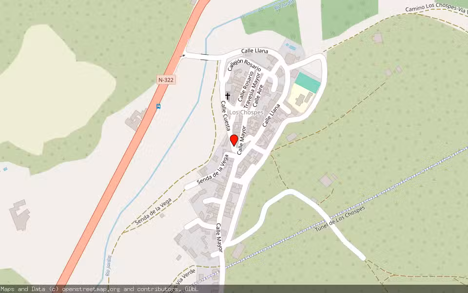 Mapa de Subasta Inmueble (Vivienda) en Robledo, Albacete
