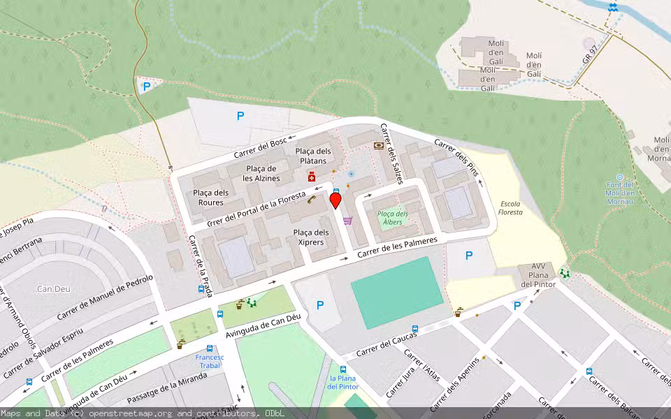 Mapa de Subasta Inmueble (Vivienda) en Sabadell, Barcelona