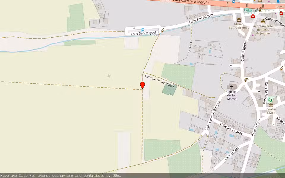 Mapa de Subasta Inmueble (Finca rústica) en Ibeas De Juarros, Burgos