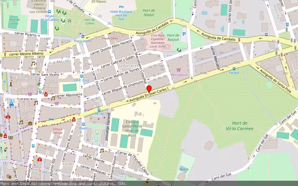 Mapa de Subasta Inmueble (Trastero) en Alicante/alacant