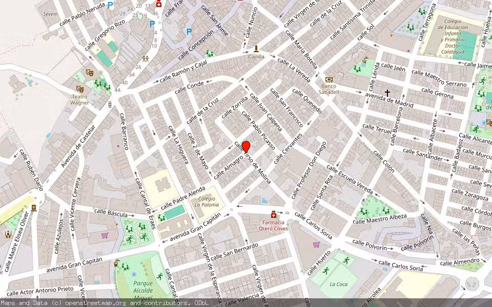 Mapa de Subasta Inmueble (Vivienda) en Aspe, Alicante/Alacant