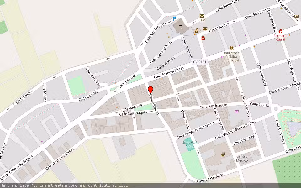 Mapa de Subasta Inmueble (Otros) en Catral, Alicante/Alacant