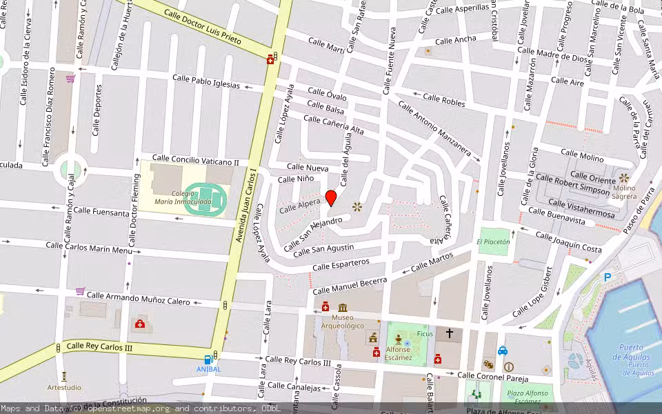 Mapa de Subasta Inmueble (Finca rústica) en Águilas, Murcia
