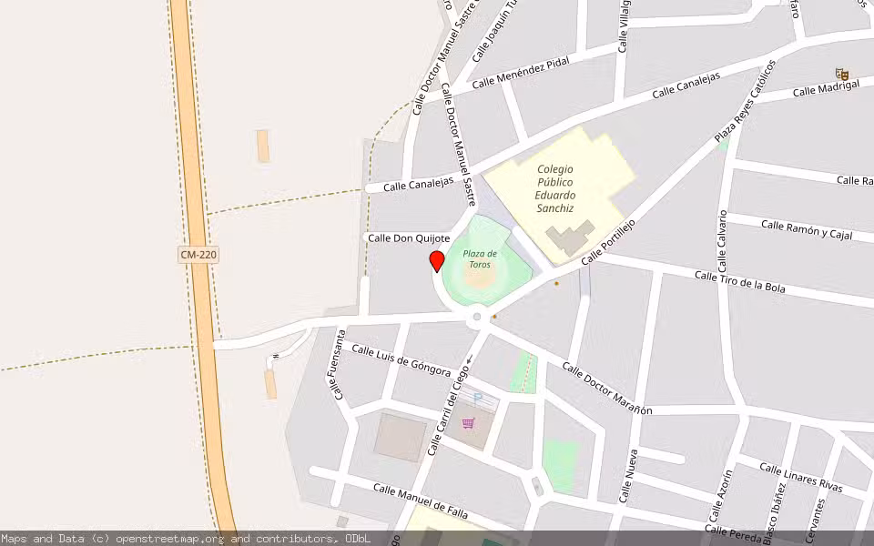 Mapa de Subasta Inmueble (Garaje) en Tarazona De La Mancha, Albacete