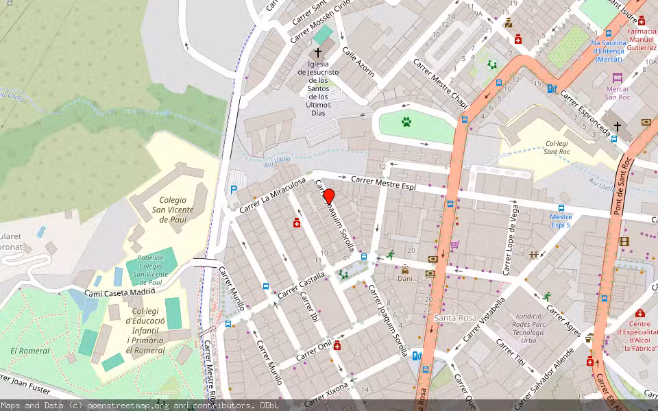 Mapa de Subasta Inmueble (Vivienda) en Alcoy, Alicante/Alacant