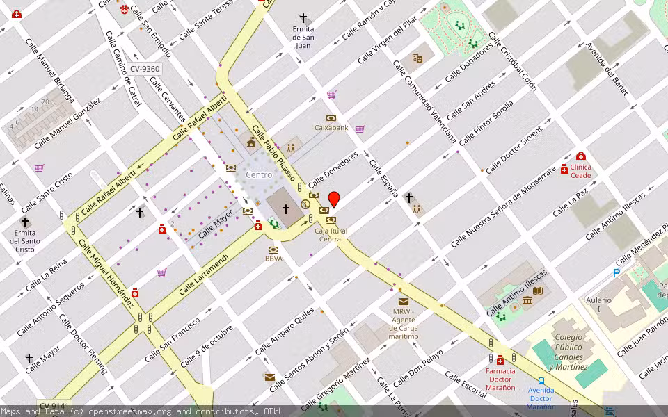 Mapa de Subasta Inmueble (Vivienda) en Almoradi, Alicante/Alacant