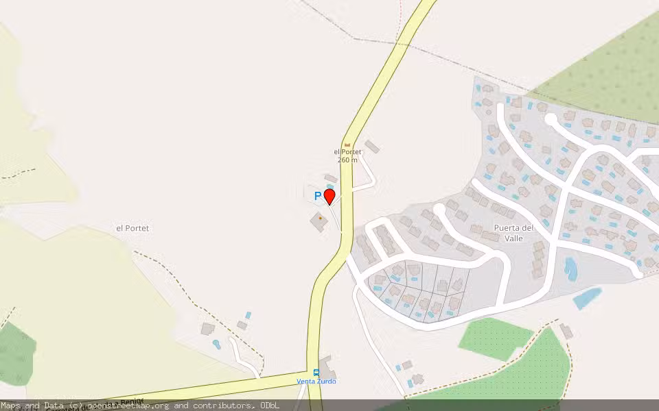 Mapa de Subasta Inmueble (Solar) en Murla, Alicante/Alacant