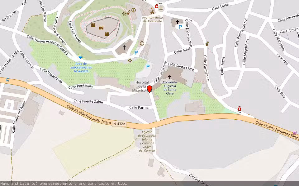 Mapa de Subasta Inmueble (Vivienda) en Alcaudete, Jaén