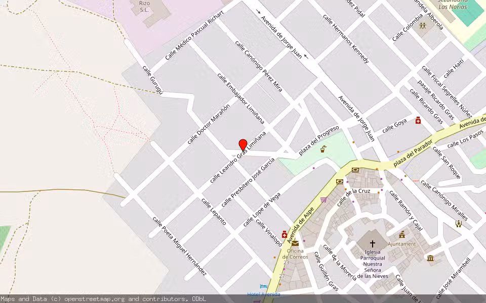 Mapa de Subasta Inmueble (Finca rústica) en Monforte Del Cid, Alicante/Alacant