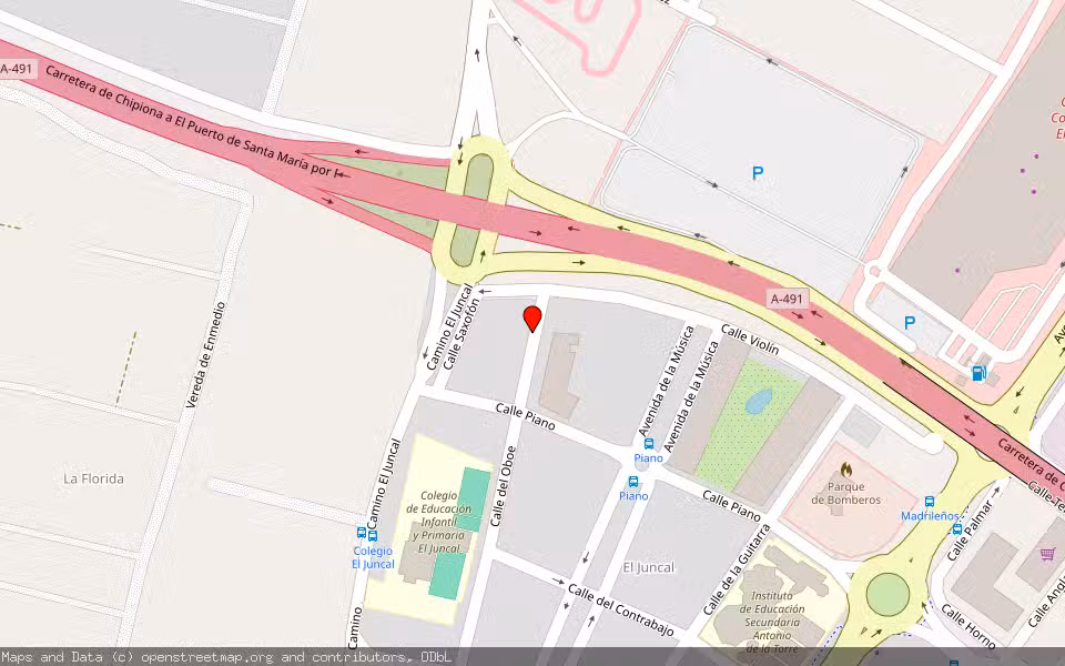 Mapa de Subasta Inmueble (Vivienda) en El Puerto De Santa Maria, Cádiz