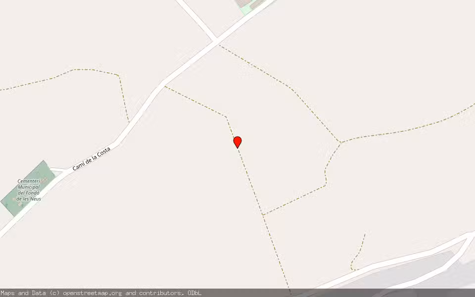 Mapa de Subasta Inmueble (Finca rústica) en Hondon De Las Nievs, Alicante/Alacant