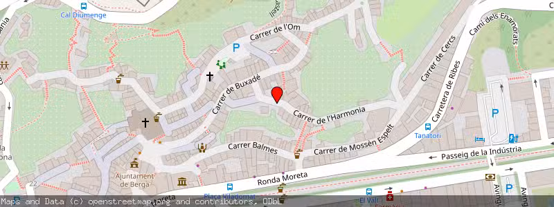 Mapa de Subasta de Inmueble (Vivienda) en Berga, Barcelona 