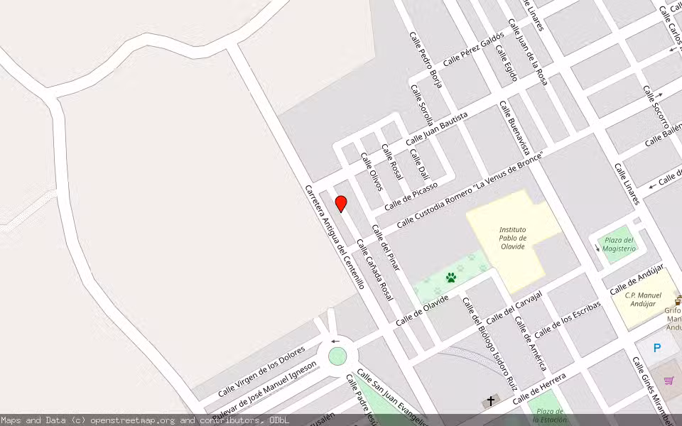 Mapa de Subasta Inmueble (Vivienda) en La Carolina, Jaén