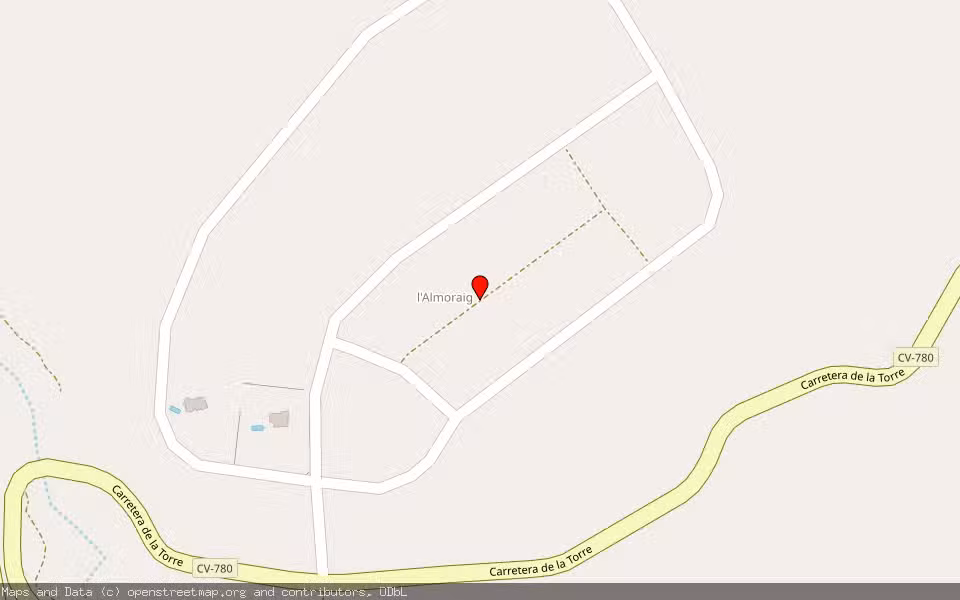 Mapa de Subasta Inmueble (Otros) en Xixona, Alicante/Alacant