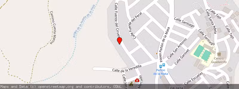 Mapa de Subasta de Inmueble (Vivienda) en Cogollos Vega, Granada 