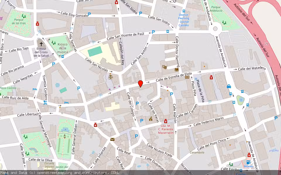 Mapa de Subasta Inmueble (Vivienda) en Valdemoro, Madrid