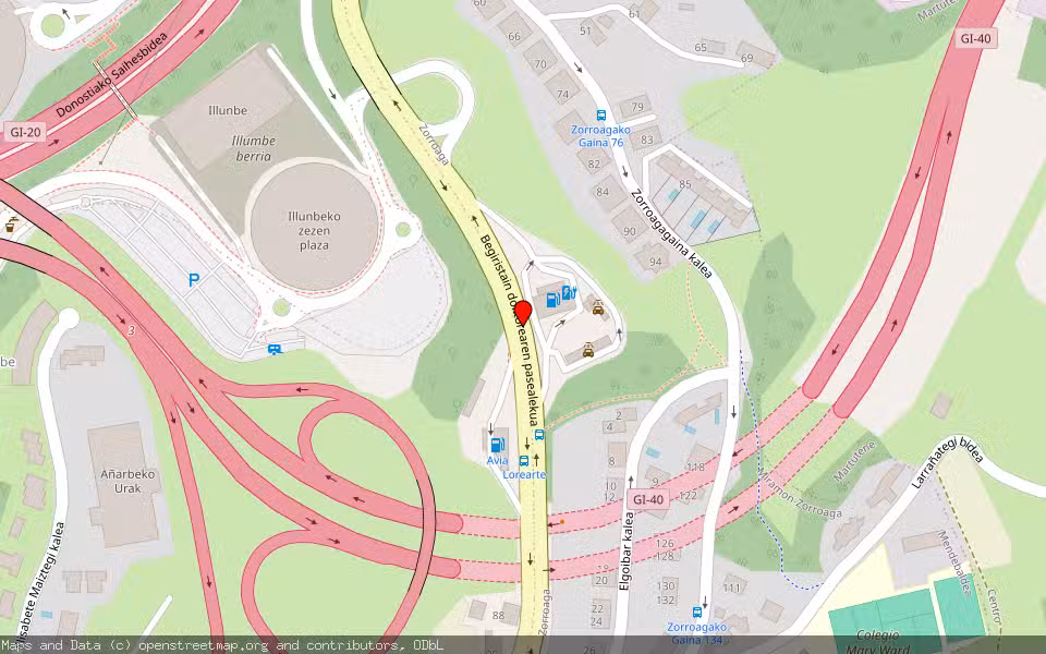 Mapa de Subasta Inmueble (Vivienda) en San Sebastian, Gipuzkoa