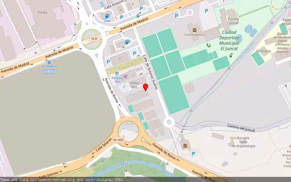 Mapa de Subasta Inmueble (Garaje) en Alcala De Henares, Madrid