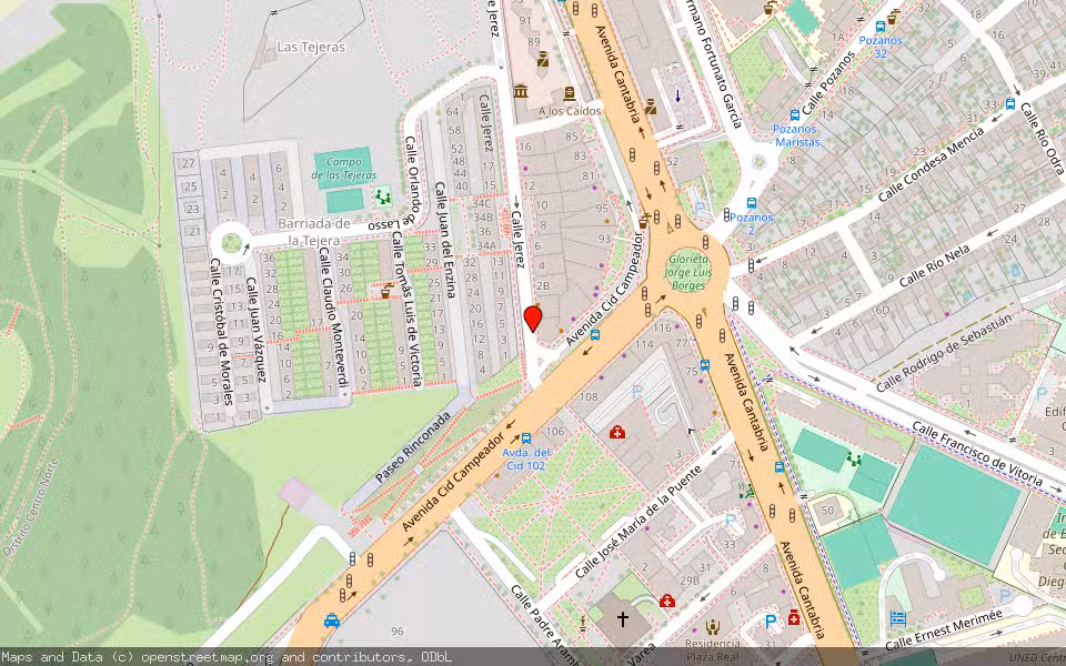 Mapa de Subasta Inmueble (Garaje) en Burgos