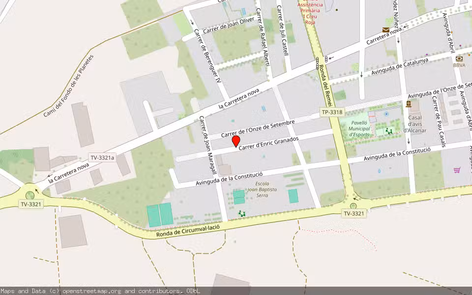 Mapa de Subasta Inmueble (Local comercial) en Alcanar, Tarragona