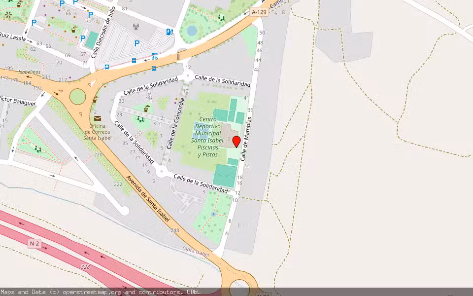 Mapa de Subasta Inmueble (Finca rústica) en Zaragoza