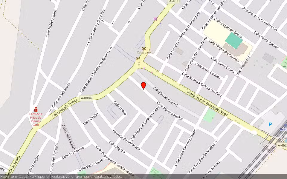 Mapa de Subasta Inmueble (Vivienda) en Brenes, Sevilla