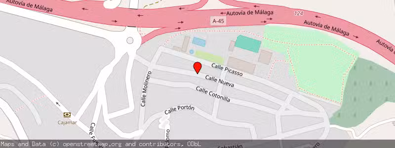 Mapa de Subasta de Inmueble (Vivienda) en Casabermeja, Málaga 