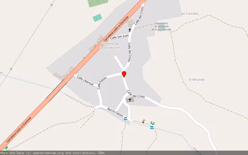 Mapa de Subasta Inmueble (Vivienda) en Villalibre De La Jurisdicción - Priaranza De Bierzo, León