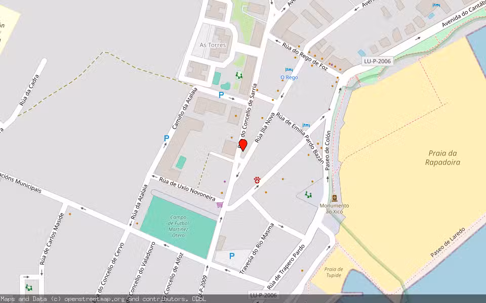 Mapa de Subasta Inmueble (Local comercial) en Foz, Lugo