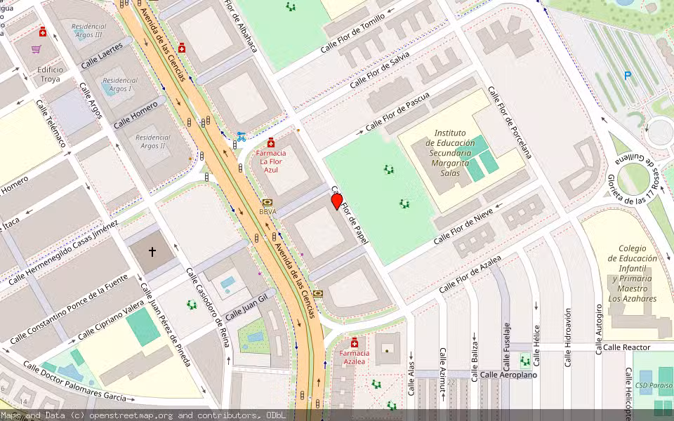 Mapa de Subasta Inmueble (Local comercial) en Sevilla
