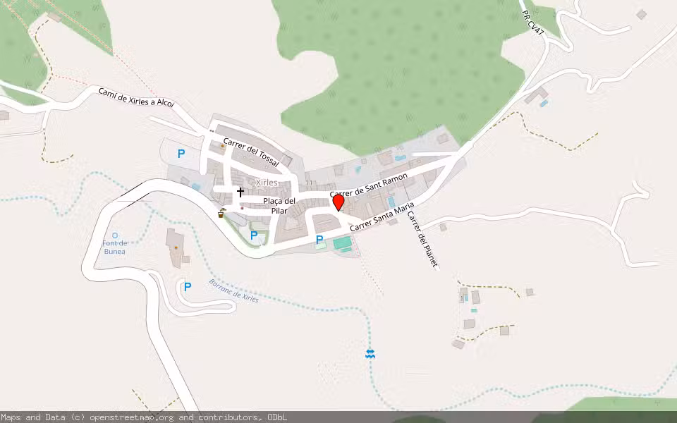 Mapa de Subasta Inmueble (Garaje) en Polop, Alicante/Alacant