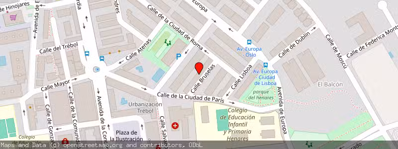 Mapa de Subasta de Inmueble (Vivienda) en Mejorada Del Campo, Madrid 