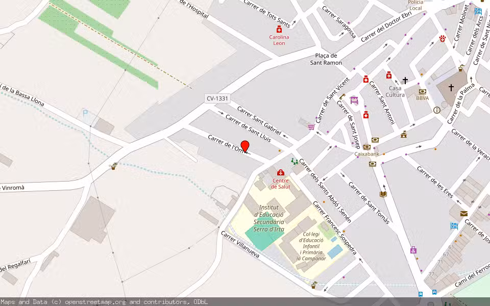 Mapa de Subasta Inmueble (Vivienda) en Alcala De Xivert, Castellón/Castelló