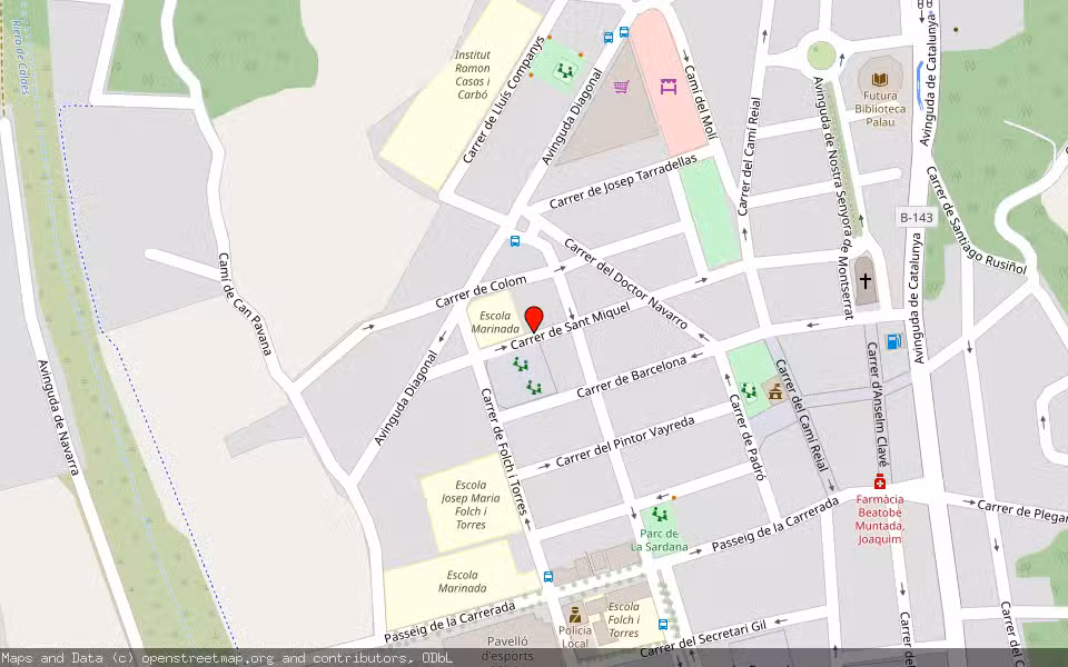 Mapa de Subasta Inmueble (Vivienda) en Palau Solità I Plegamans, Barcelona