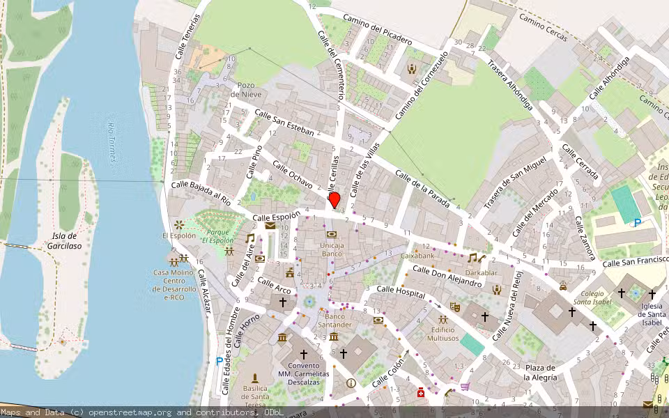 Mapa de Subasta Inmueble (Vivienda) en Alba De Tormes, Salamanca