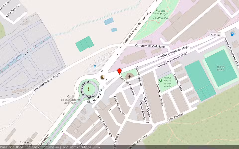 Mapa de Subasta Inmueble (Vivienda) en Linares, Jaén