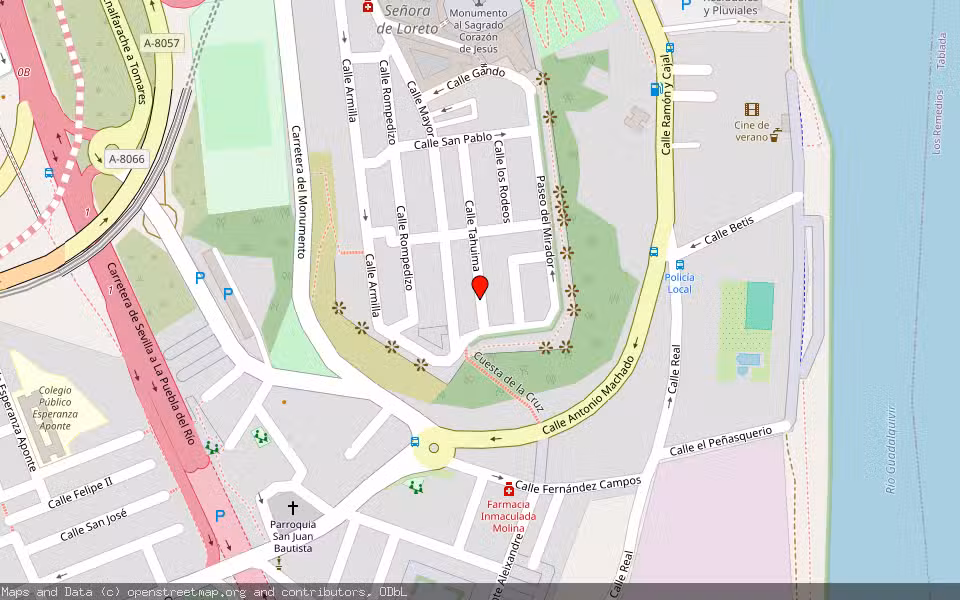 Mapa de Subasta Inmueble (Vivienda) en San Juan De Aznalfarache, Sevilla