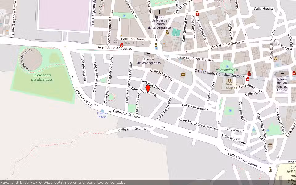 Mapa de Subasta Inmueble (Garaje) en Navalmoral De La Mata, Cáceres
